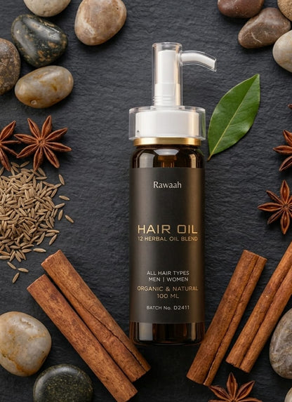 Herbal Hair Oil – 12 Powerful Herbal Formula
