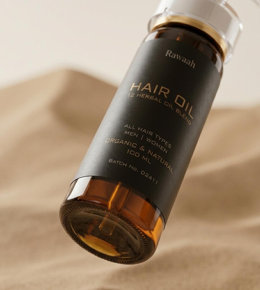 Herbal Hair Oil – 12 Powerful Herbal Formula