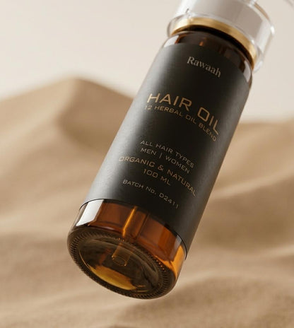 Herbal Hair Oil – 12 Powerful Herbal Formula