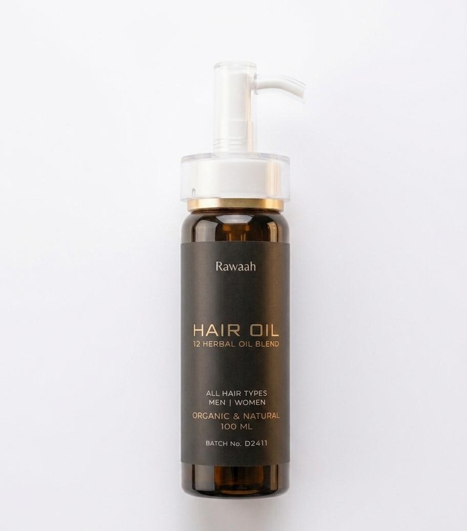 Herbal Hair Oil – 12 Powerful Herbal Formula
