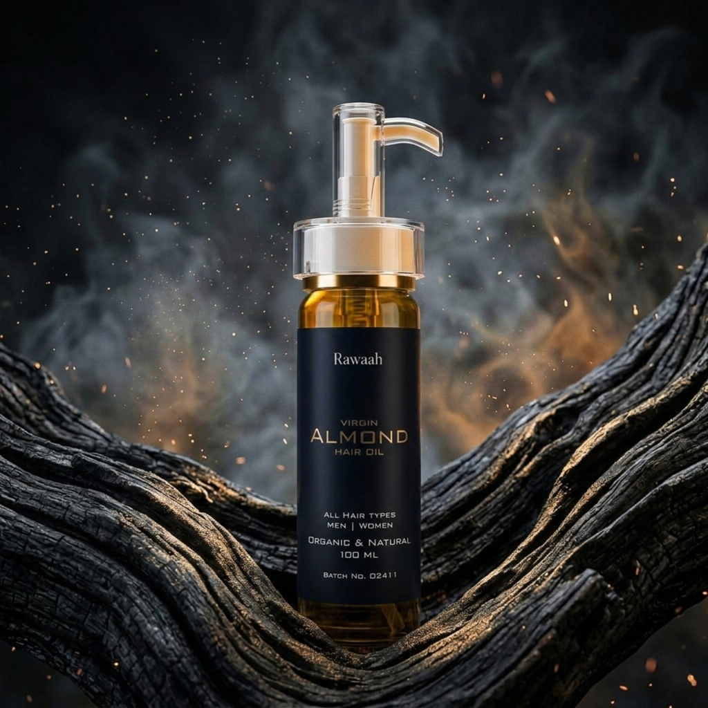 Rawaah Pure Almond Oil – Deep Nourishment for Hair & Glowing Skin