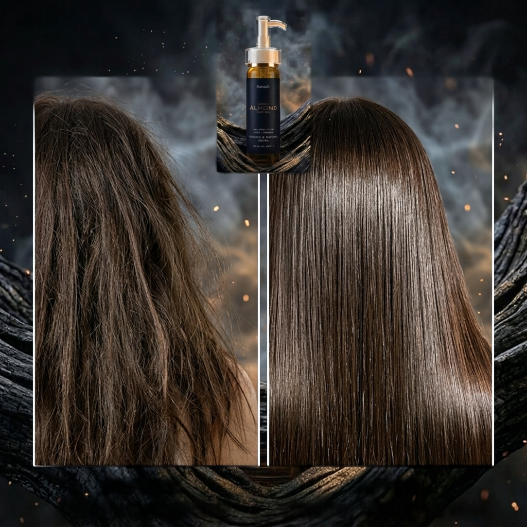 Rawaah Pure Almond Oil – Deep Nourishment for Hair & Glowing Skin