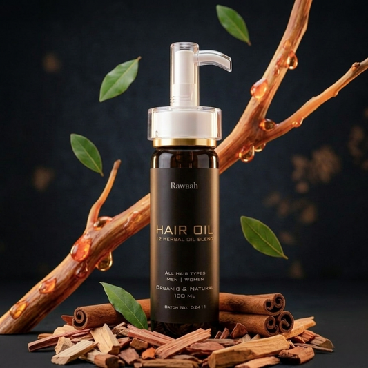 Rawaah Herbal Hair Oil – 12 Powerful Herbal Formula